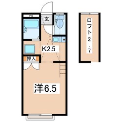 郡山駅 バス18分  台新東下車：停歩4分 2階の物件間取画像